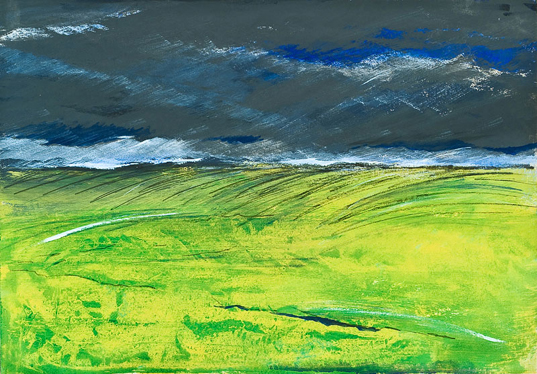 Ακρυλικό σε Χαρτόνι, 52,5x74,5 εκ.