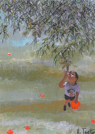 Ακρυλικό κολάζ, 30,5x23 εκ.