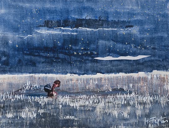 Ηρακλής, Ακρυλικό κολάζ, 19x25 εκ.