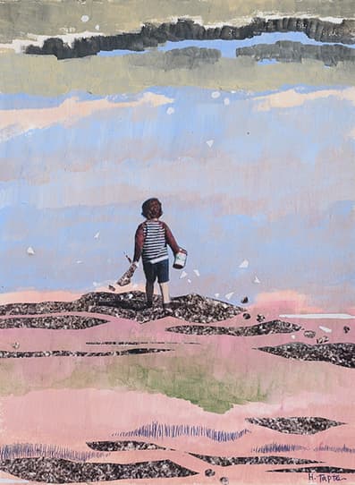 Ηρακλής, Ακρυλικό κολάζ, 30,5x23 εκ.