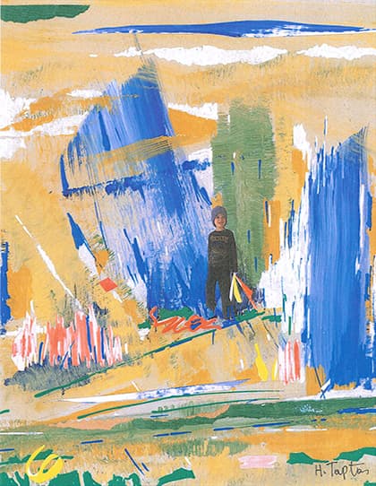 Παύλος, Ακρυλικό κολάζ, 30,5x23 εκ.