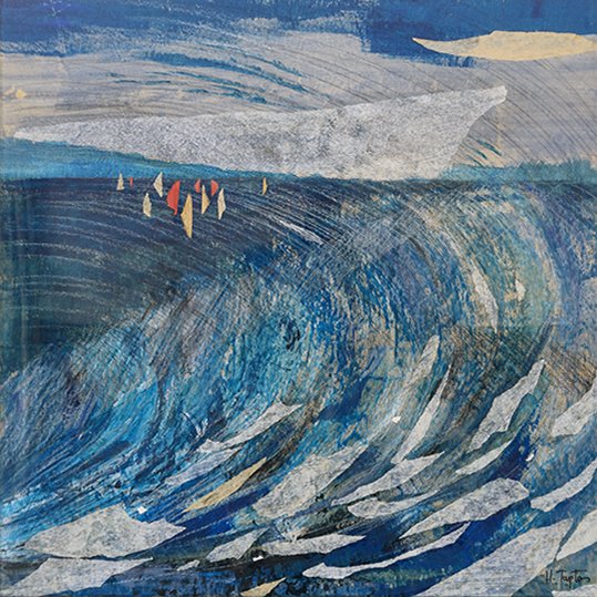 Mικτή τεχνική σε Xαρτί, 64x64εκ.